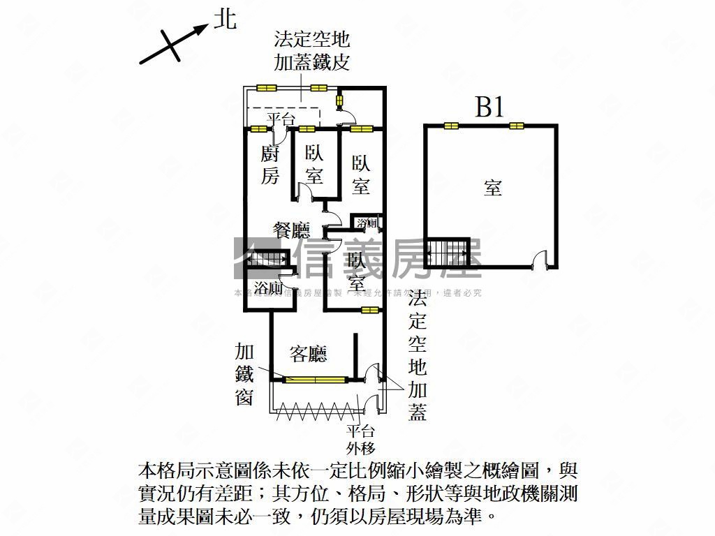 近國泰一樓公寓房屋室內格局與周邊環境