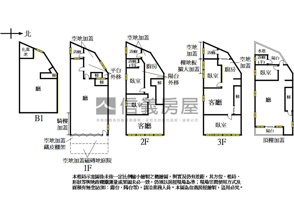 府中捷運商業區傳家透天房屋室內格局與周邊環境
