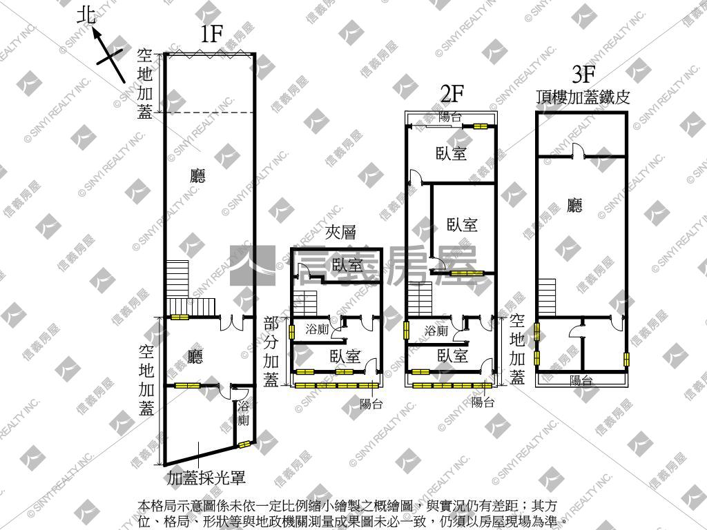 瀋陽路大地坪臨路透天房屋室內格局與周邊環境