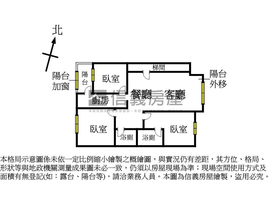 福德［東方黎明］正三房房屋室內格局與周邊環境
