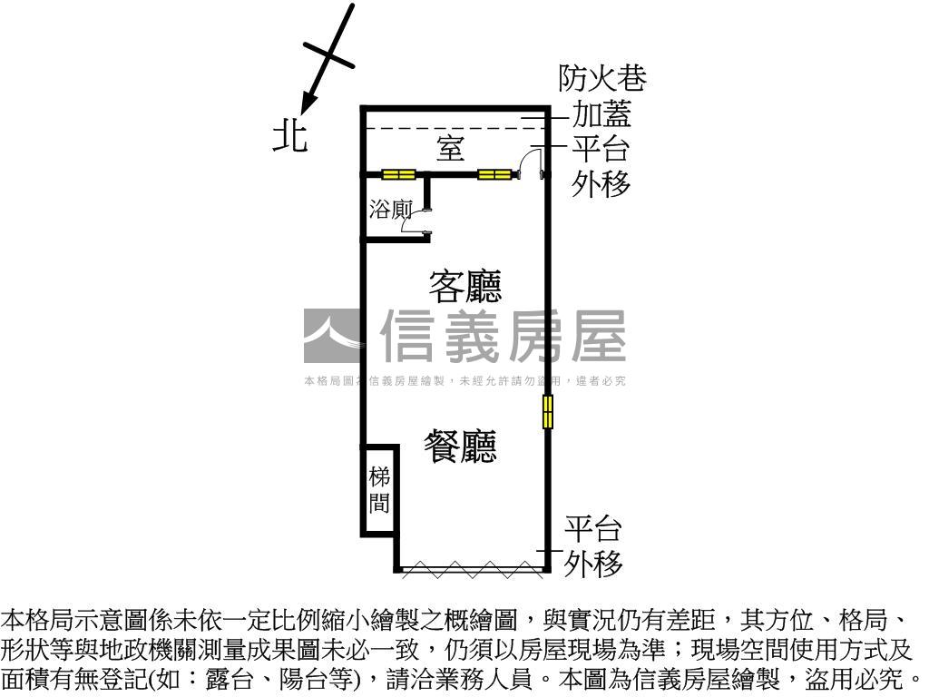 近彭厝市場公寓一樓房屋室內格局與周邊環境