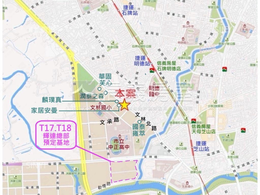 北士科華固上文林附車位房屋室內格局與周邊環境