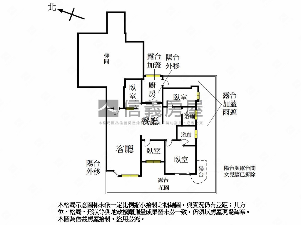 美妝日安台北芬多精露台戶房屋室內格局與周邊環境