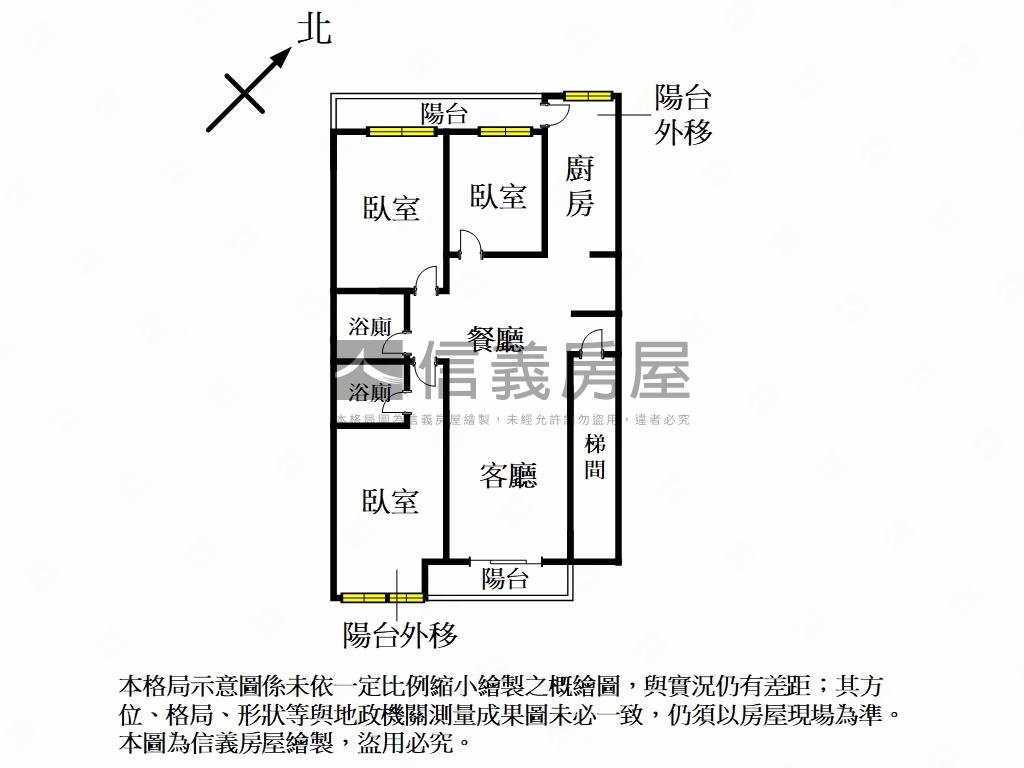 安居樂業★雅緻三房房屋室內格局與周邊環境
