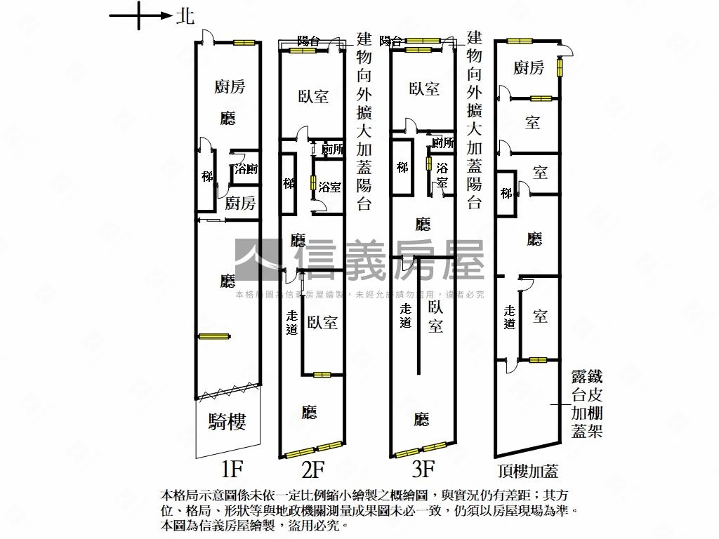 士林商一正馬路透天店面房屋室內格局與周邊環境