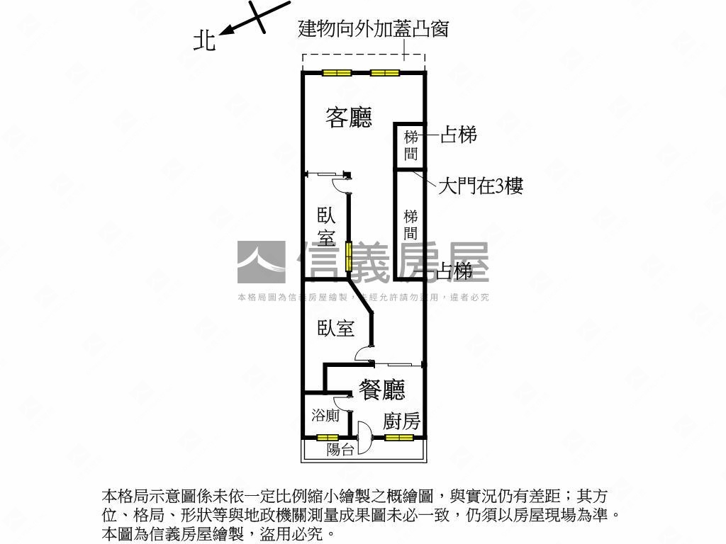 正萬大路潛力公寓二房房屋室內格局與周邊環境