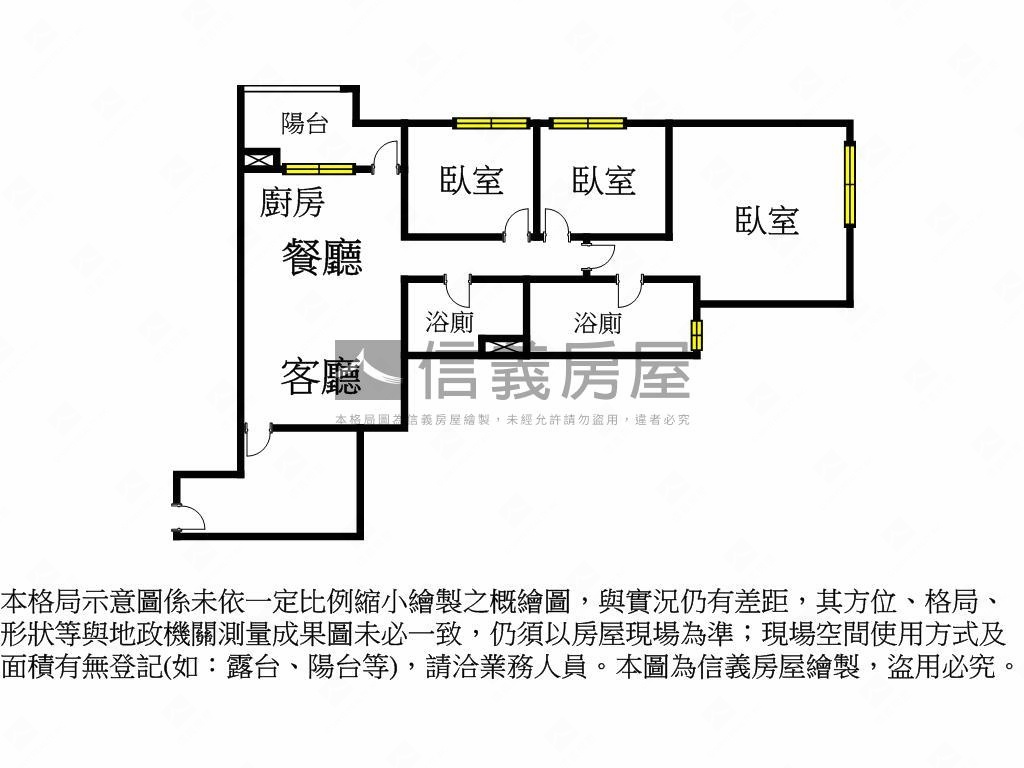 市政新銳Ａ０７棟３０Ｆ房屋室內格局與周邊環境