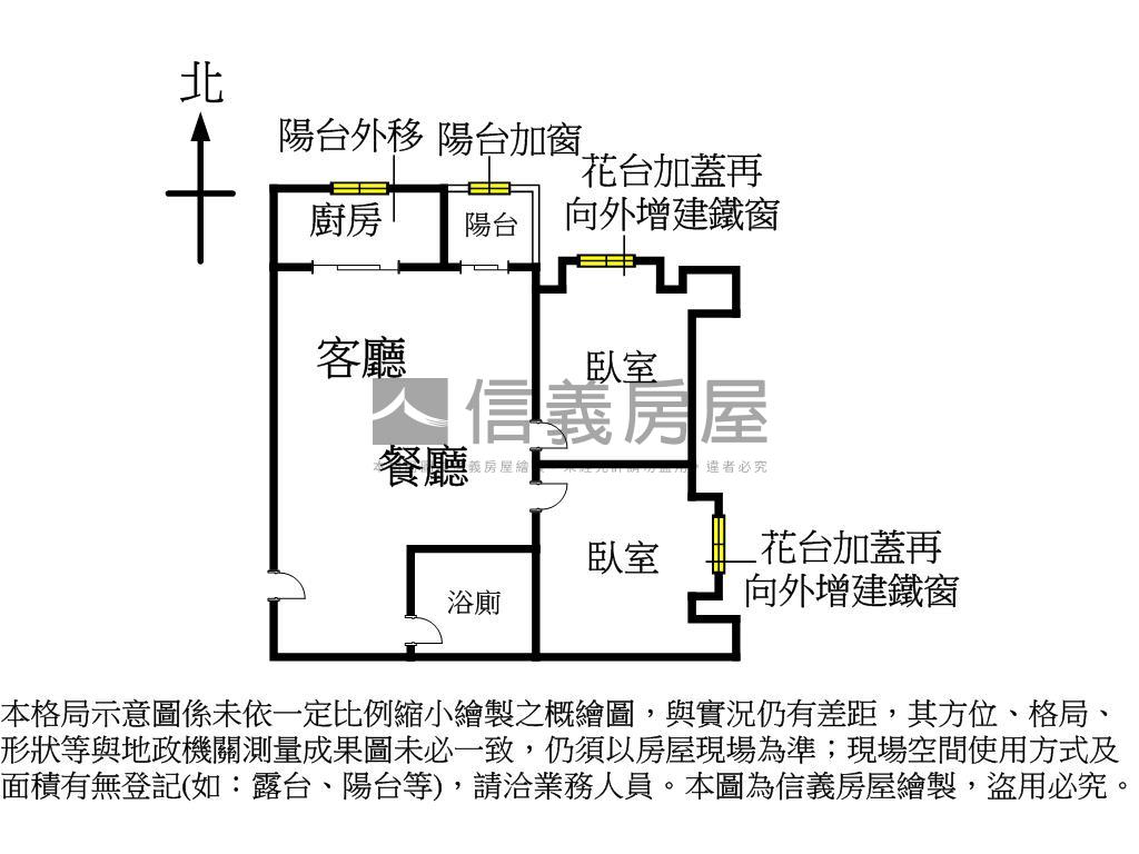大坪林★邊間電梯美景兩房房屋室內格局與周邊環境