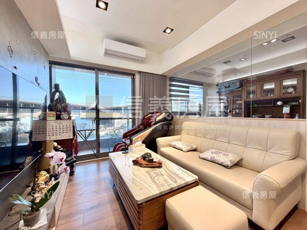 創研逸品精裝露臺戶平車位房屋室內格局與周邊環境