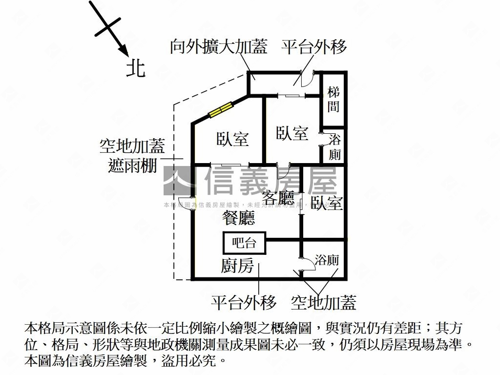 近捷運稀有靜巷邊間一樓房屋室內格局與周邊環境