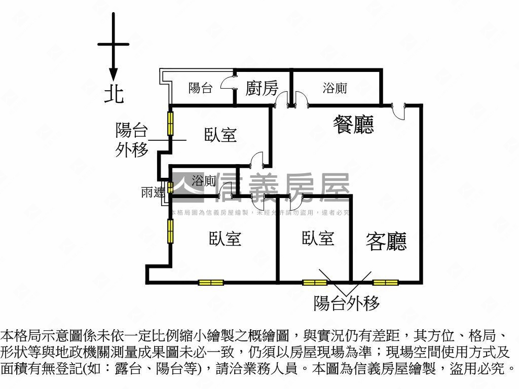 中央公園稀有絕美典藏三房房屋室內格局與周邊環境