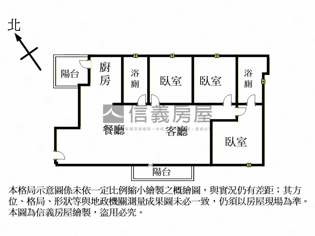 高鐵豐邑之森美三房房屋室內格局與周邊環境