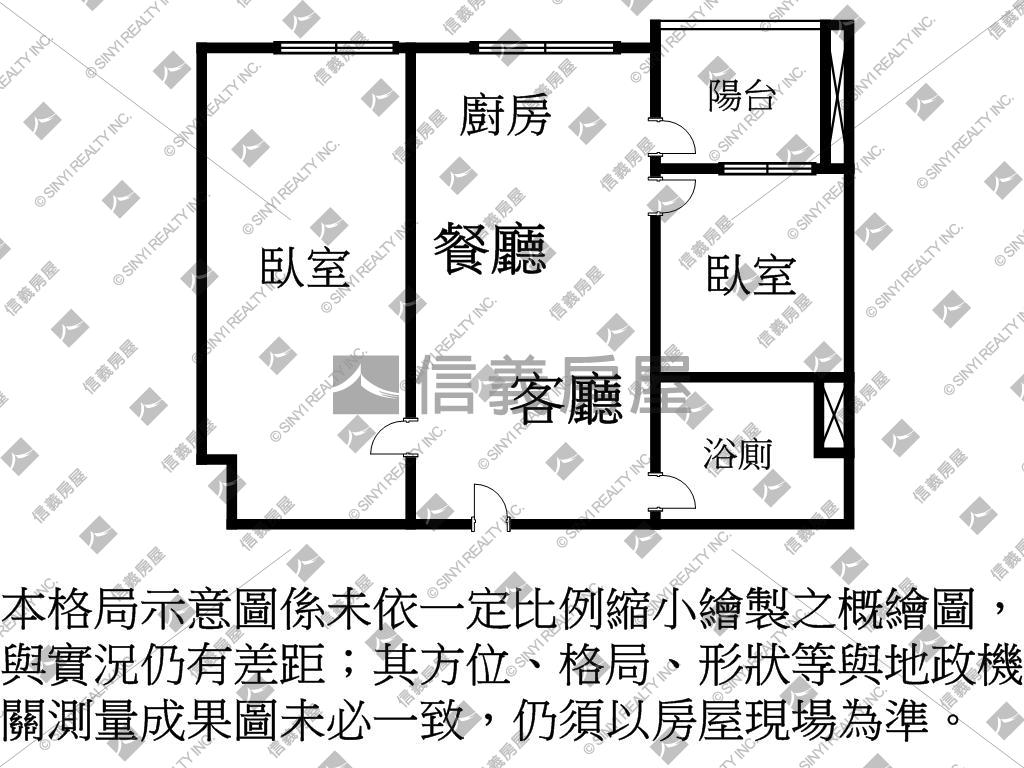 愛琴海兩房Ｂ１３－１２Ｆ房屋室內格局與周邊環境