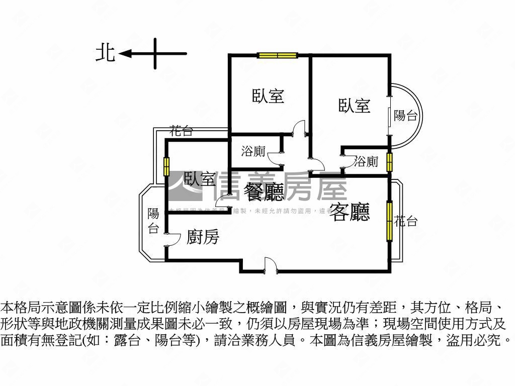 ☆大墩學區低總價三房車位房屋室內格局與周邊環境