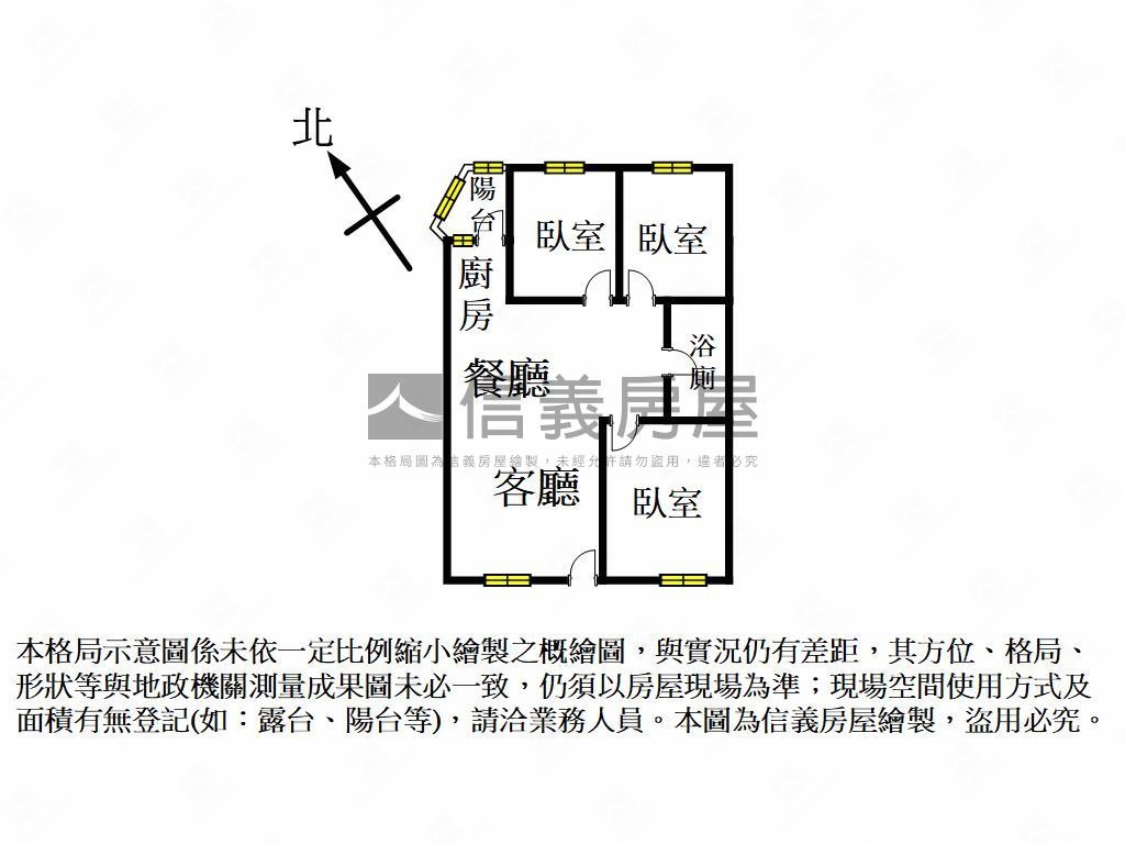 專任園邸園大三房美屋房屋室內格局與周邊環境