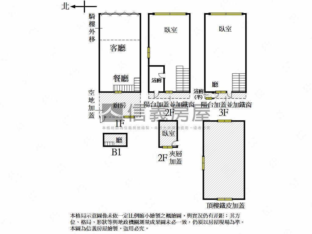 瑞隆三面採光正３樓正街透房屋室內格局與周邊環境