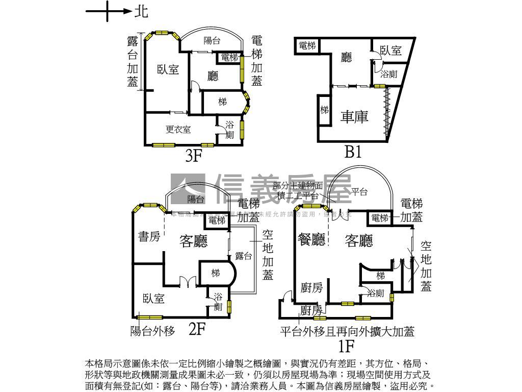 天闊地大老爺山莊房屋室內格局與周邊環境