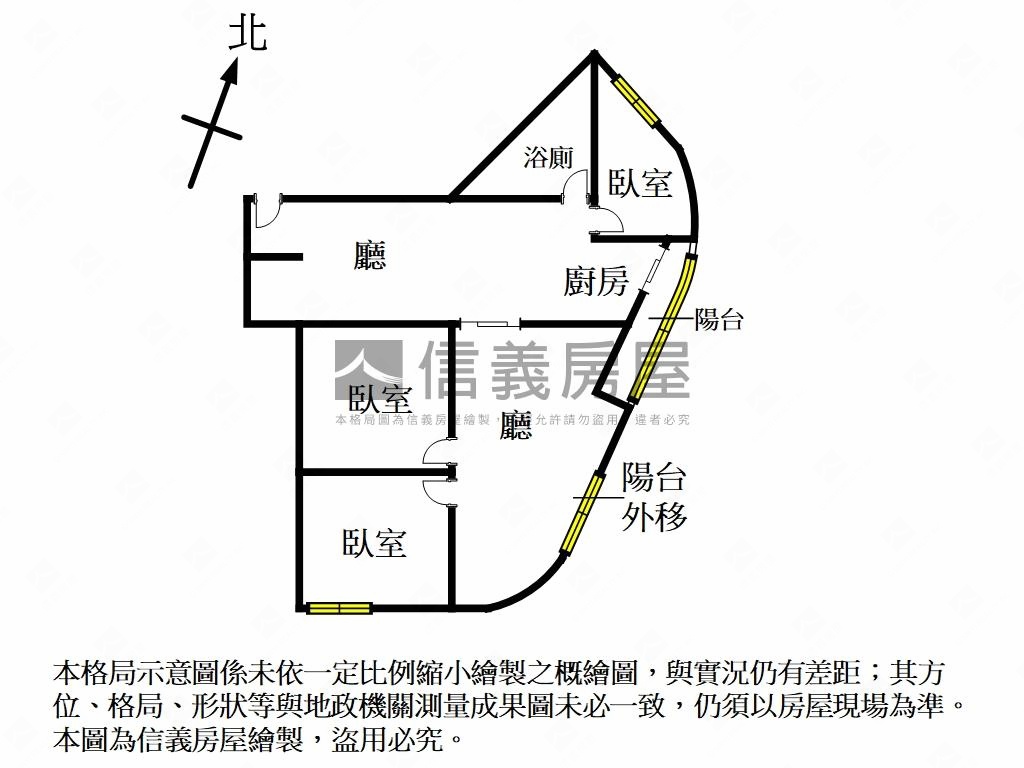 大安區稀有美電梯三房房屋室內格局與周邊環境