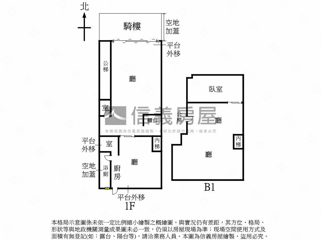 中山國中大馬路上人潮店面房屋室內格局與周邊環境