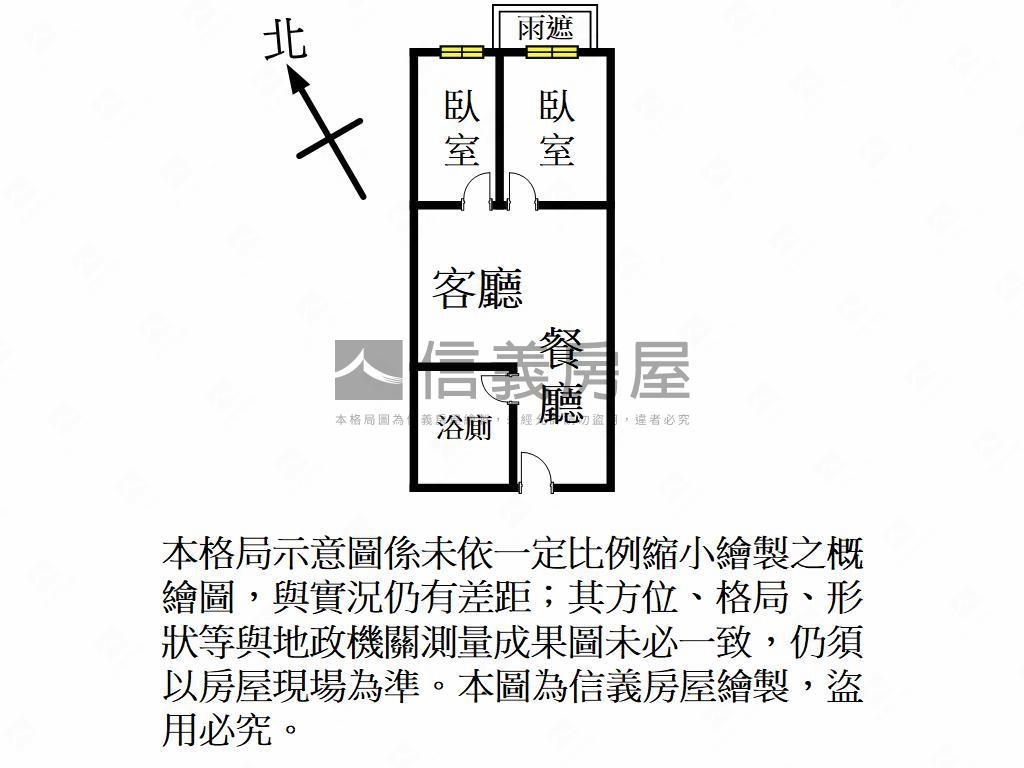 新潤Ａ１８優質２房房屋室內格局與周邊環境