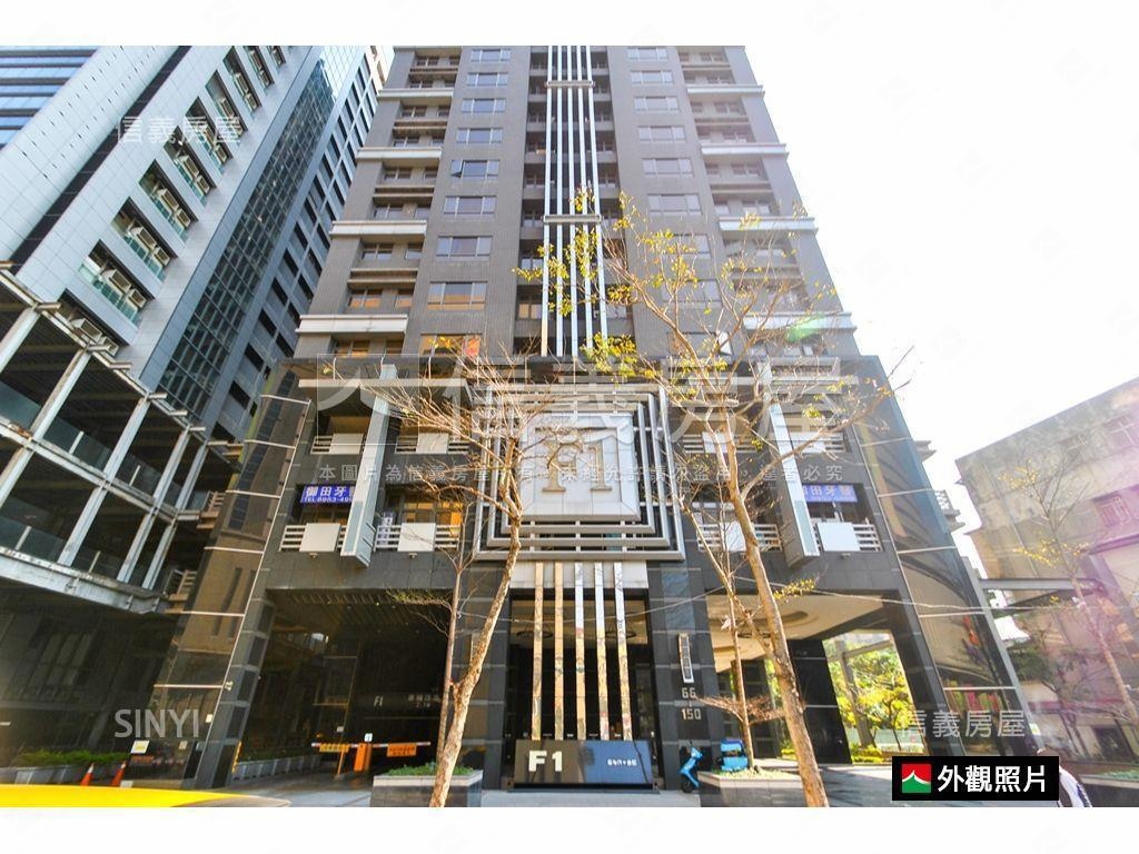 新板特區Ｆ１高樓精美套房房屋室內格局與周邊環境
