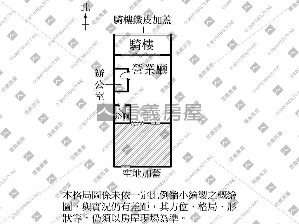 正中華北路大面寬店面房屋室內格局與周邊環境