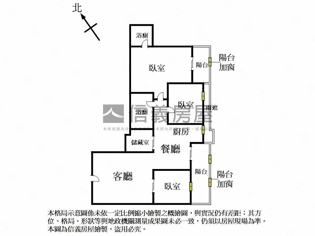 新埔｜昇陽建設‧三房景觀房屋室內格局與周邊環境