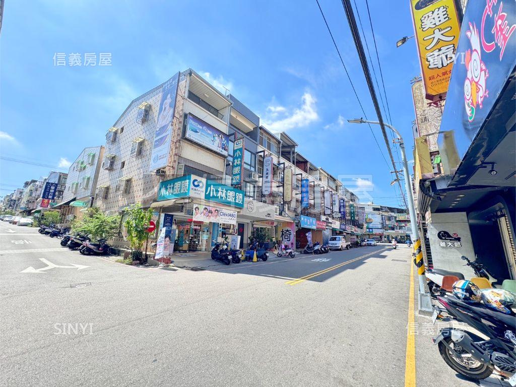 東海國際街臨路透天店面房屋室內格局與周邊環境