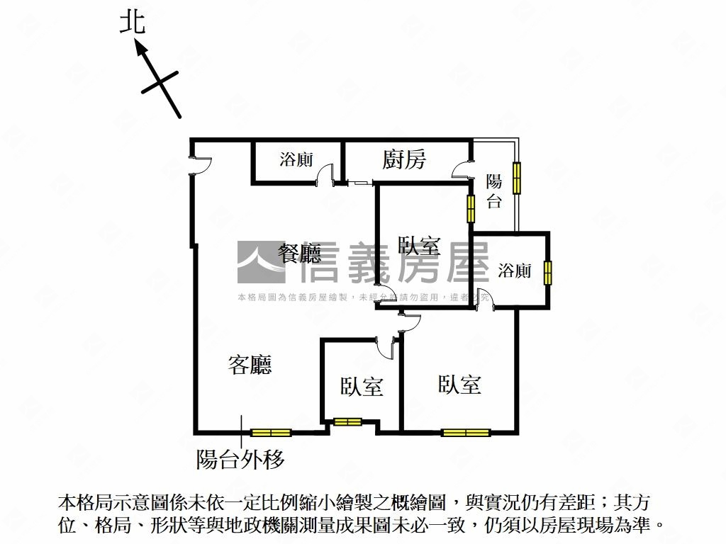 新板城景觀三房車位房屋室內格局與周邊環境