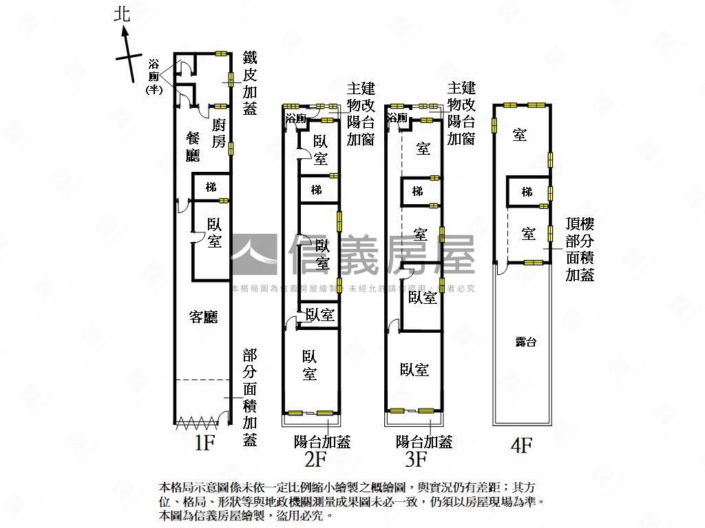 中山路臨路百坪透天房屋室內格局與周邊環境
