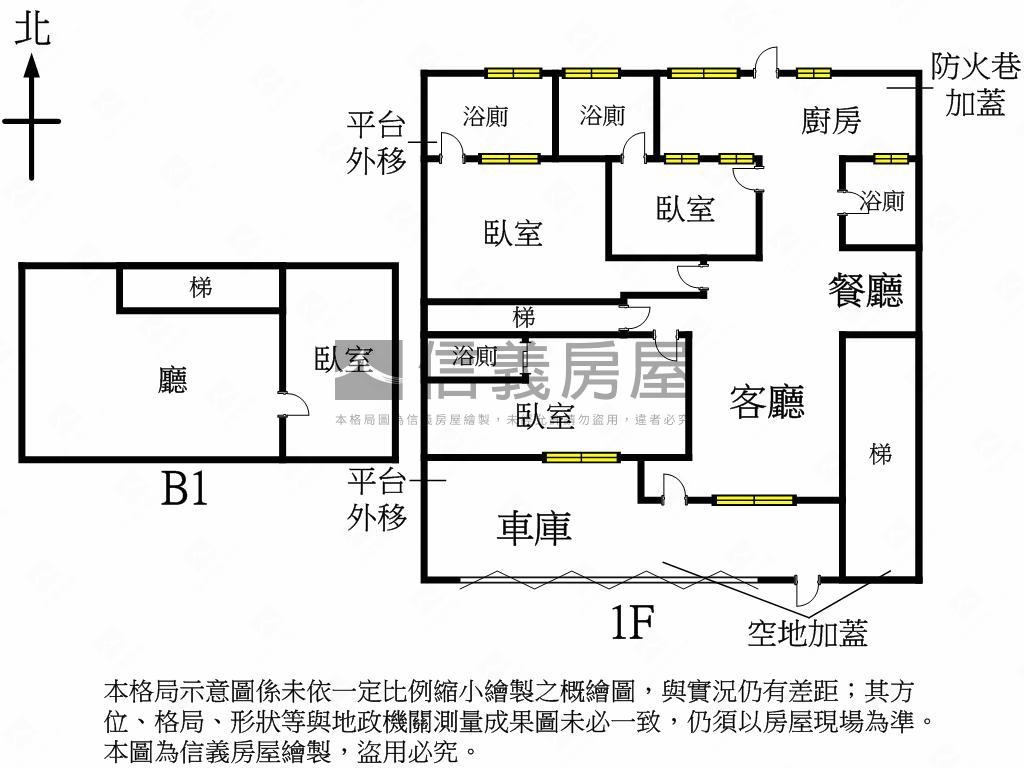信義安和通化黃金一樓房屋室內格局與周邊環境
