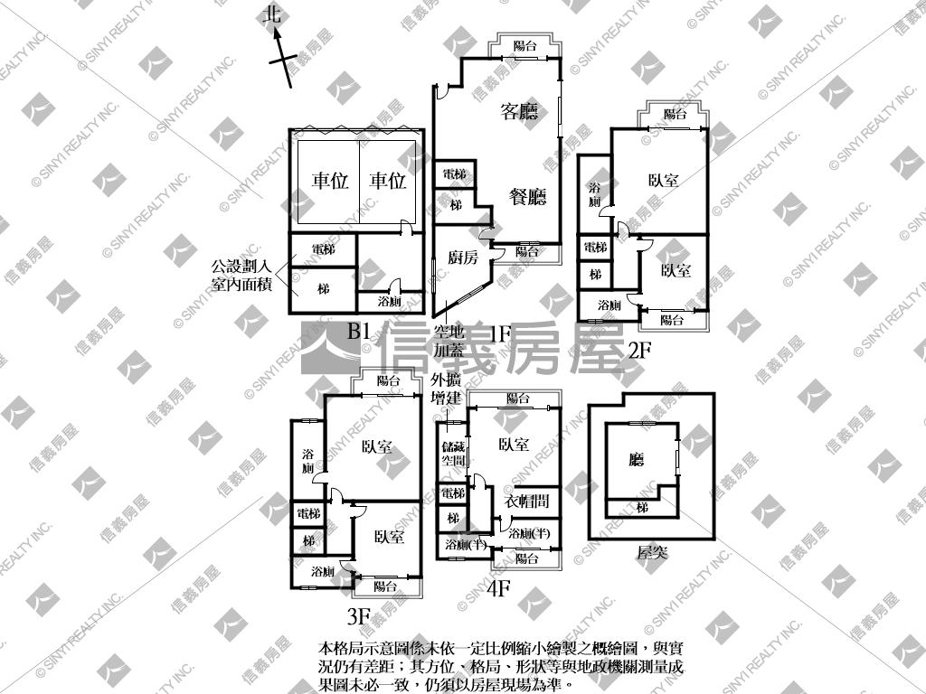 祥龍瑞氣米蘭藝墅電梯透天房屋室內格局與周邊環境