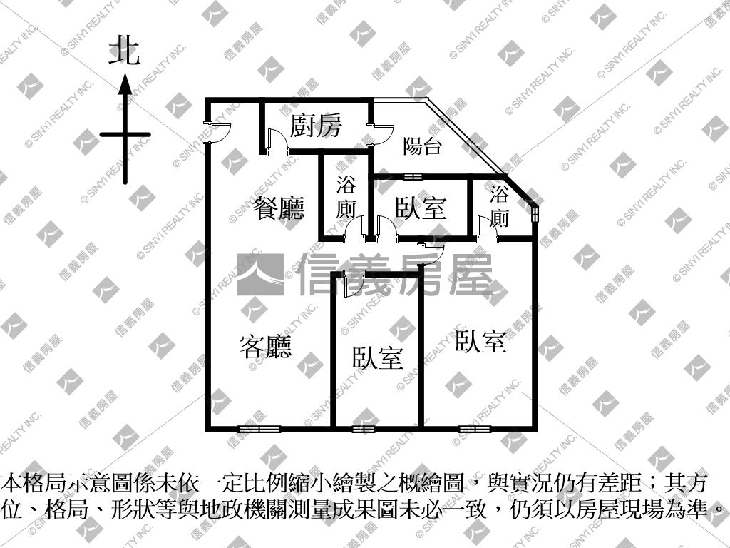 久康青沺稀有三房房屋室內格局與周邊環境