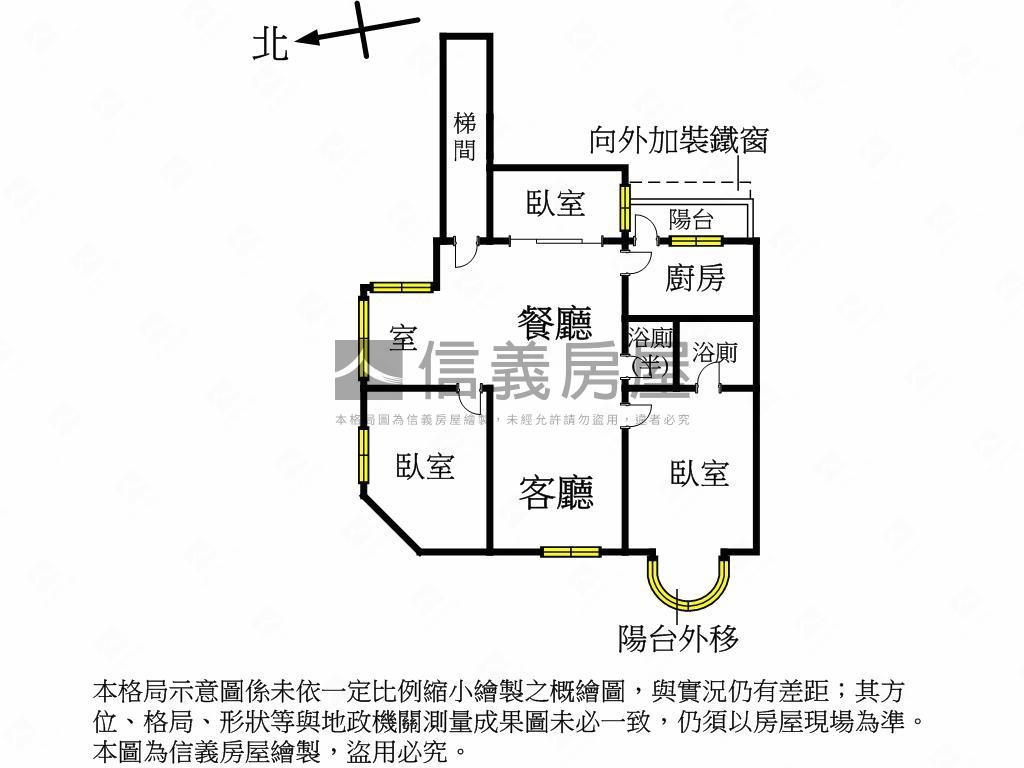 陽光花束文德捷運三房房屋室內格局與周邊環境