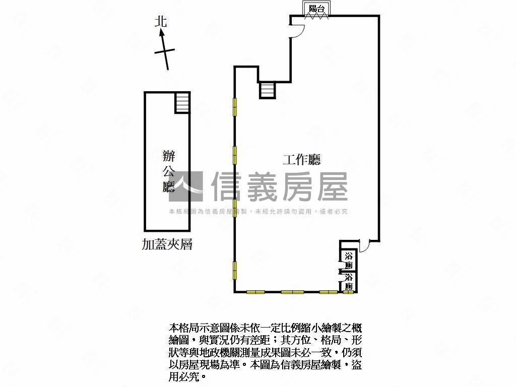 挑高鋼構ＳＲＣ新廠房房屋室內格局與周邊環境