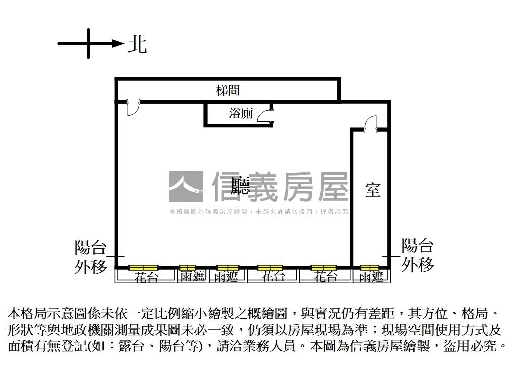文心路上捷運旁商辦房屋室內格局與周邊環境