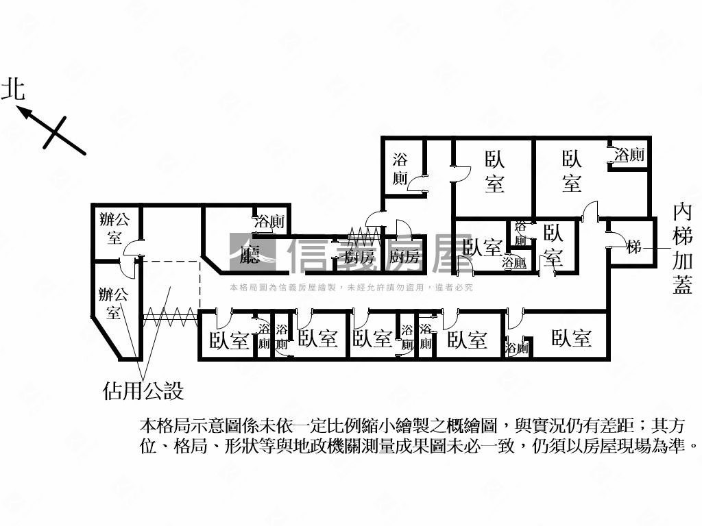北大路Ｂ１大空間房屋室內格局與周邊環境