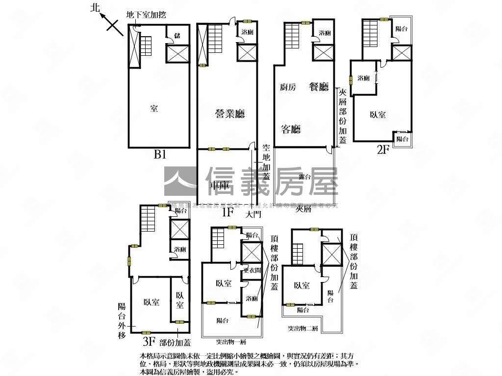 單元一電梯豪墅⚝麗晨朵也房屋室內格局與周邊環境