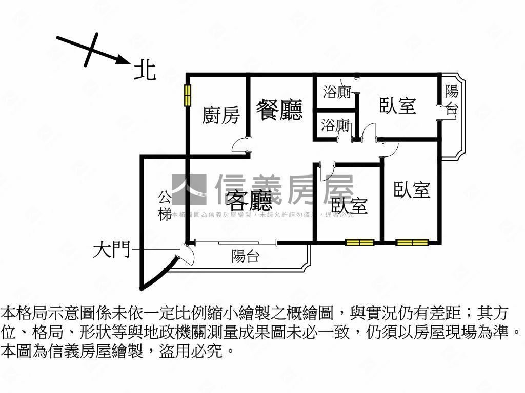 燕子湖景觀２樓房屋室內格局與周邊環境