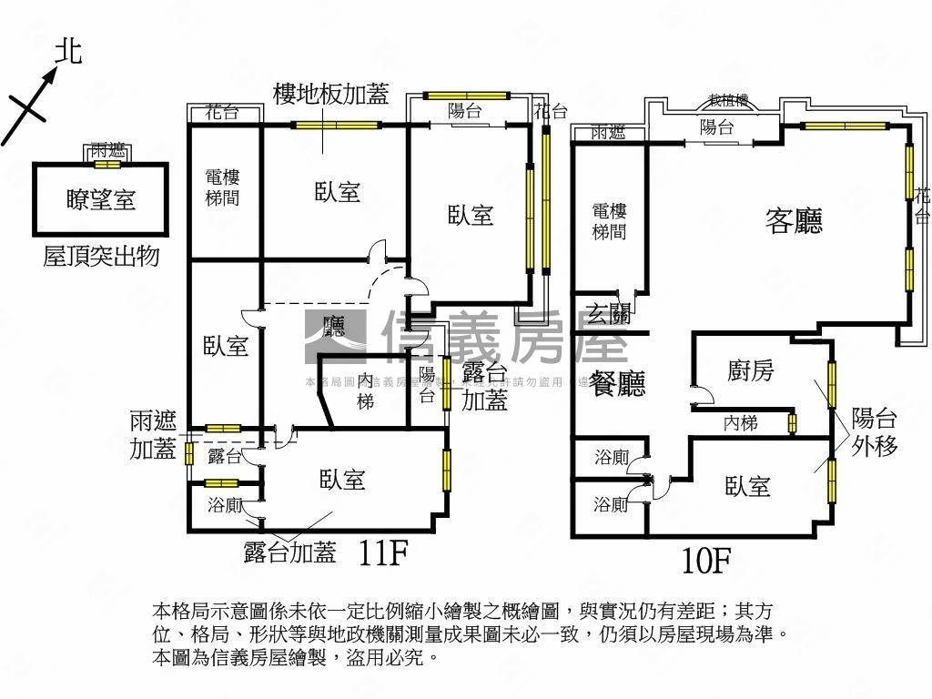 高樓遠景｜雙層大宅房屋室內格局與周邊環境