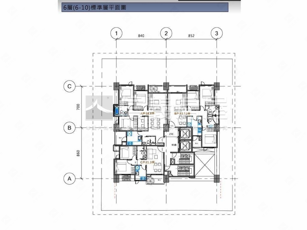 首笠民族西路Ｂ戶１１樓房屋室內格局與周邊環境