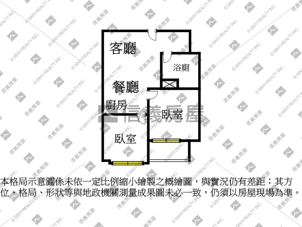 親家中央公園Ｆ棟兩房平車房屋室內格局與周邊環境