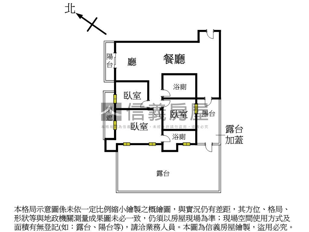 威尼斯三房車位露台戶房屋室內格局與周邊環境