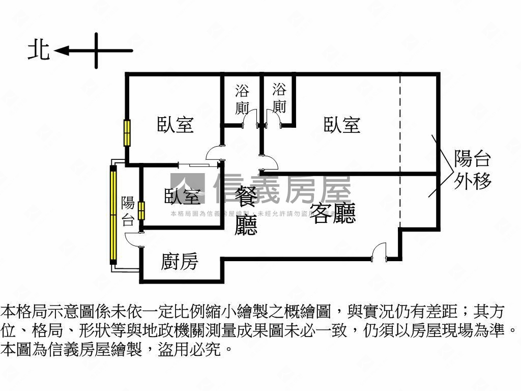 酷雙子星朝南高樓視野戶房屋室內格局與周邊環境