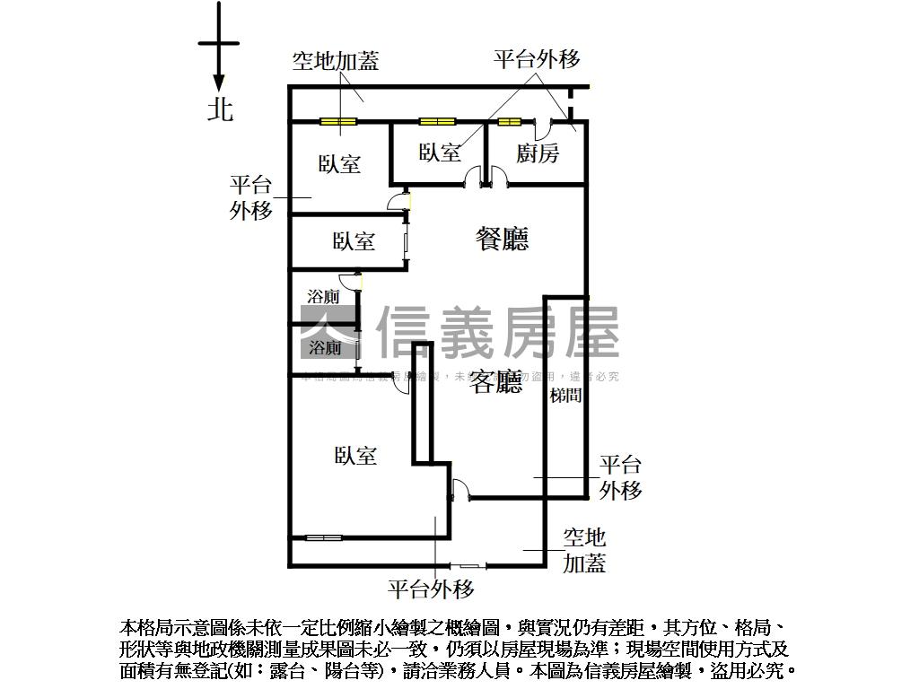 大安面公園庭院四房傳家房屋室內格局與周邊環境