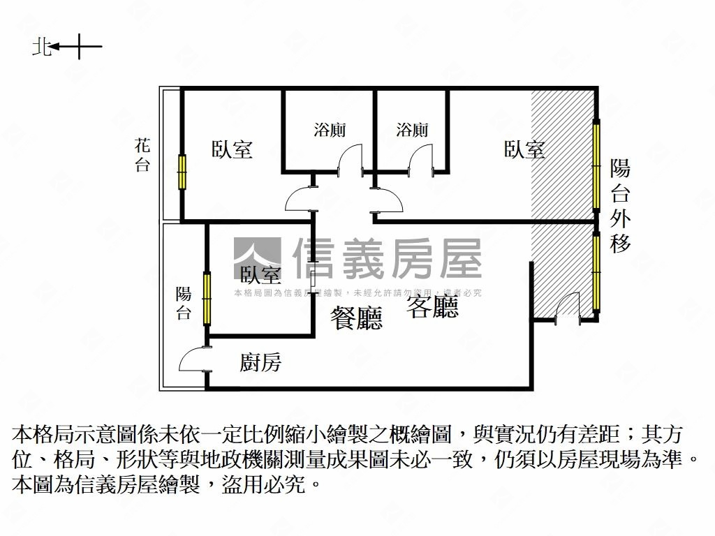 八方來財三房美居房屋室內格局與周邊環境