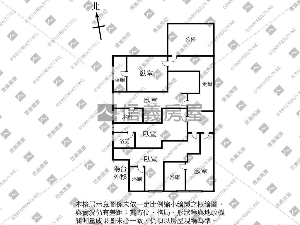 近捷運站電梯分租五套房房屋室內格局與周邊環境