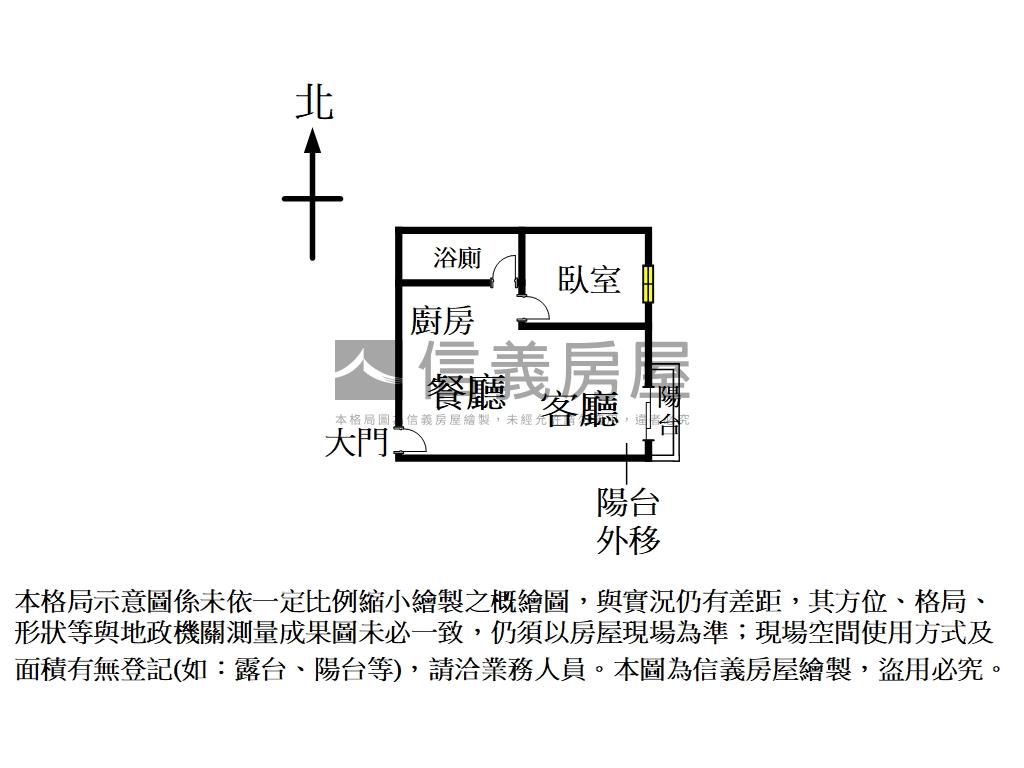 福星道一房附車位採光佳房屋室內格局與周邊環境
