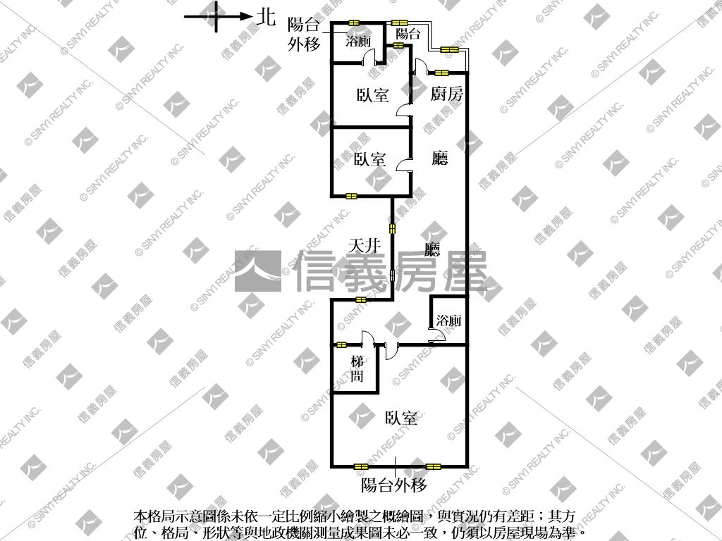 松江民生捷運公寓三房房屋室內格局與周邊環境
