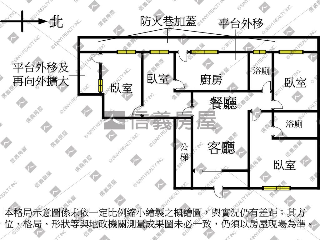 清江路稀有一樓房屋室內格局與周邊環境